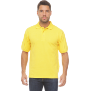Рубашка ПОЛО, желтая, короткий рукав