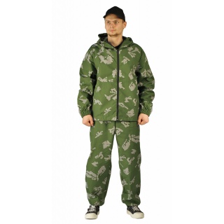 Костюм "МАСКХАЛАТ" куртка/брюки, цвет: кмф "Граница зеленый", ткань: Сорочечная