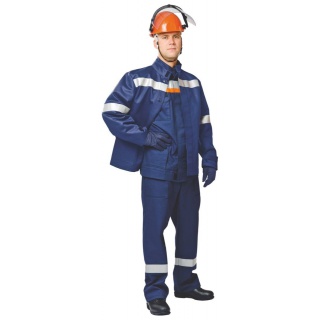 Костюм 51 кал/см2 из огнезащитной ткани WORKER с термобельём и курткой - накидкой (куртка/брюки)